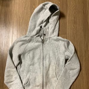 Lululemon grey scuba hoodie size 4